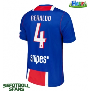 Paris Saint-Germain Lucas Beraldo #4 Hemmatröja 2026-27 Kortärmad
